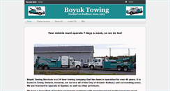 Desktop Screenshot of boyuktowing.com